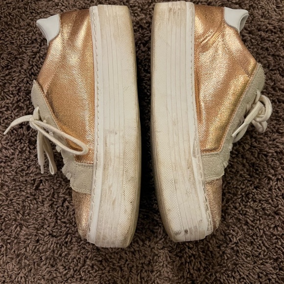 VALENTINO BY MARIO VALENTINO
Sela Metallic Platform Sneakers - Picture 11 of 14